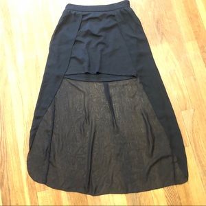 NWOT Charlotte Russe Black Pull On Skirt M